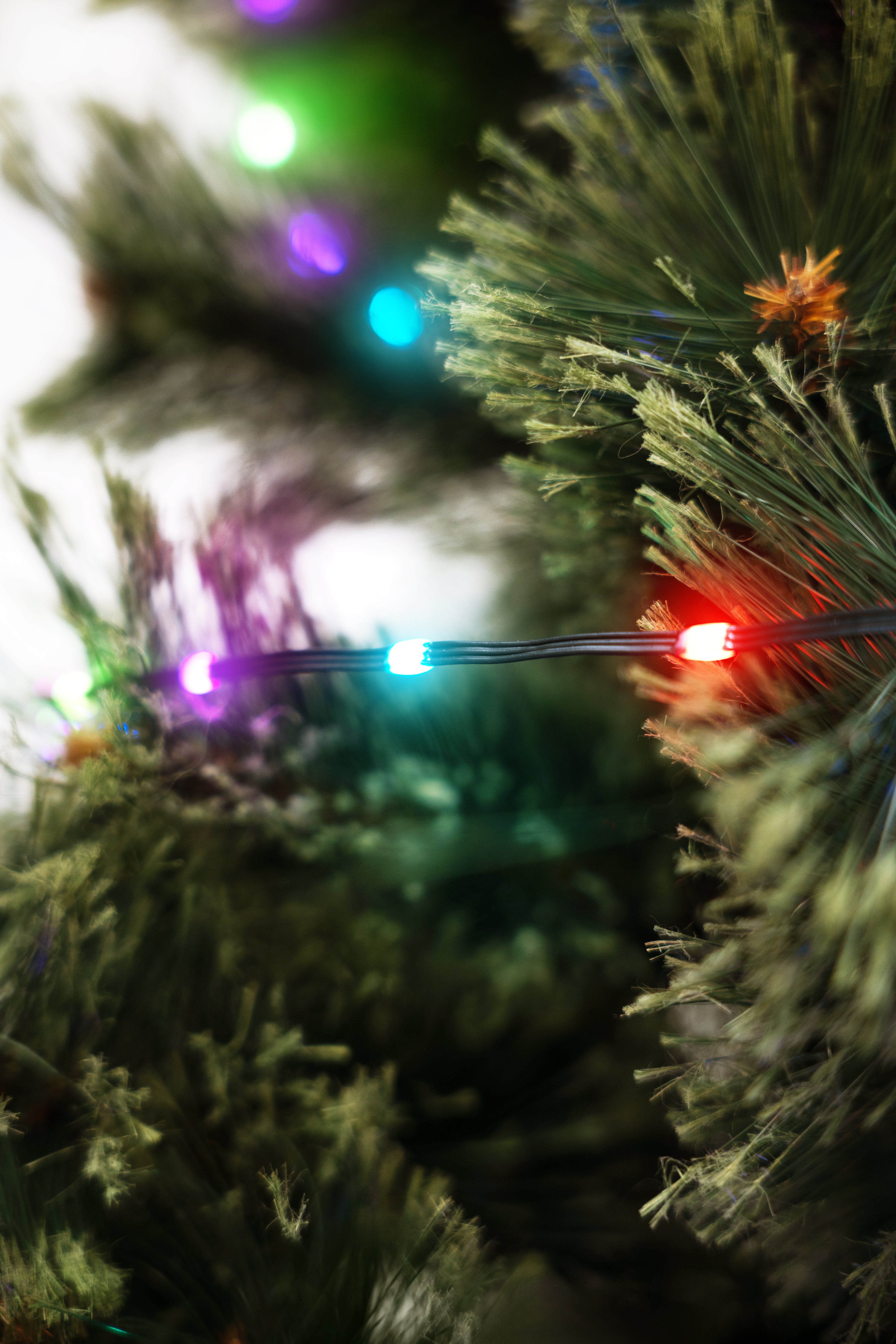 Smart sparkle LED string length