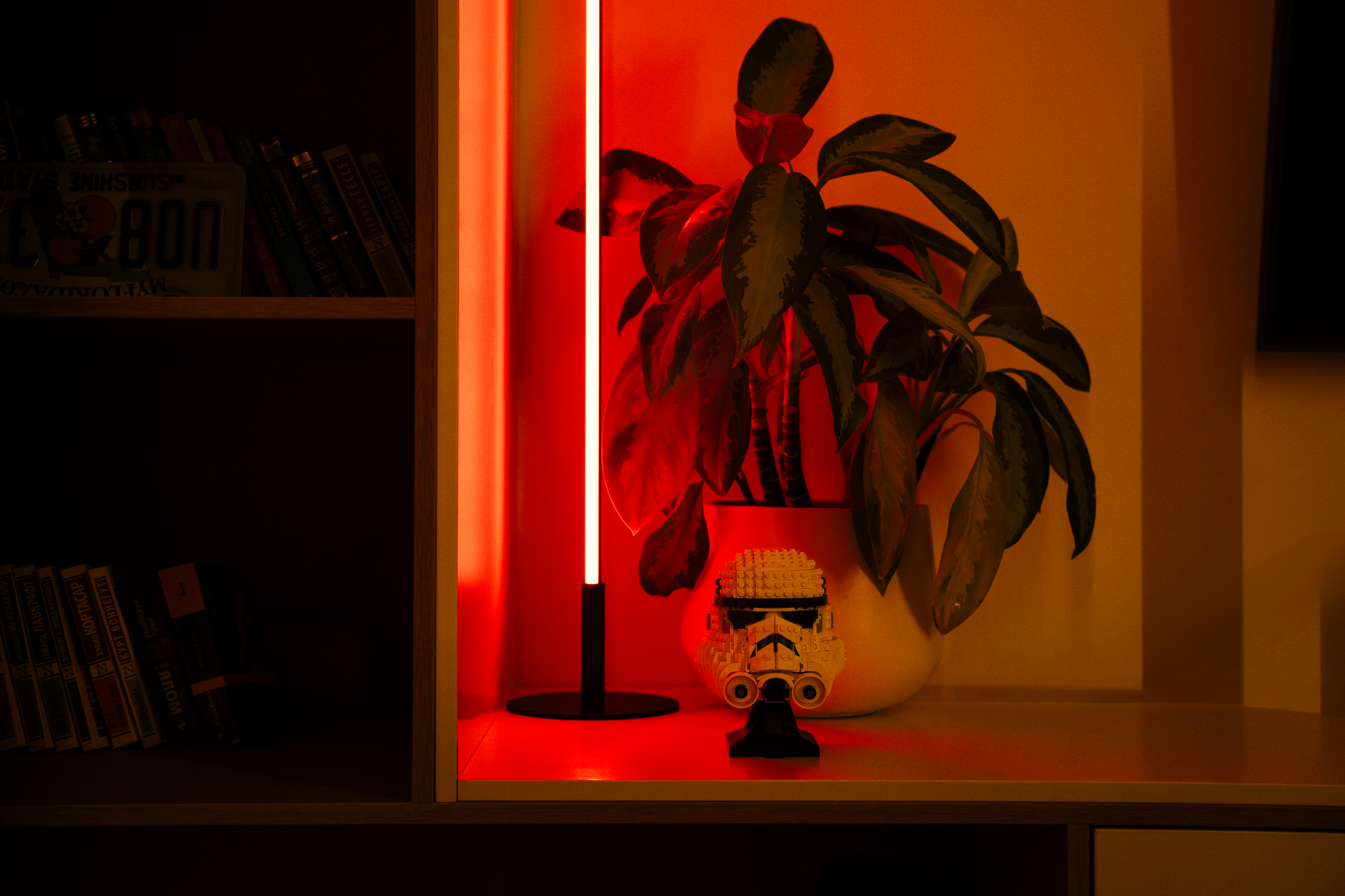 LED lamp 110 cm Black