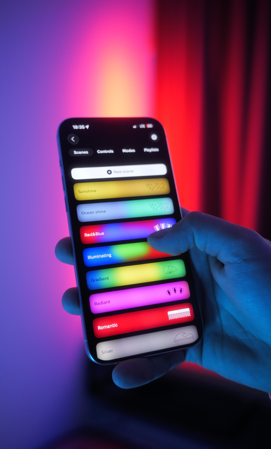 Creating New Light Scenes