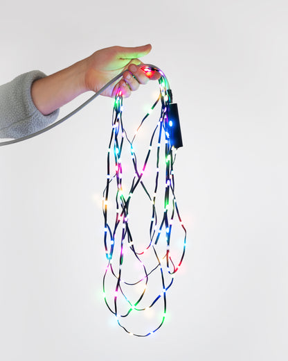 Smart sparkle LED string length