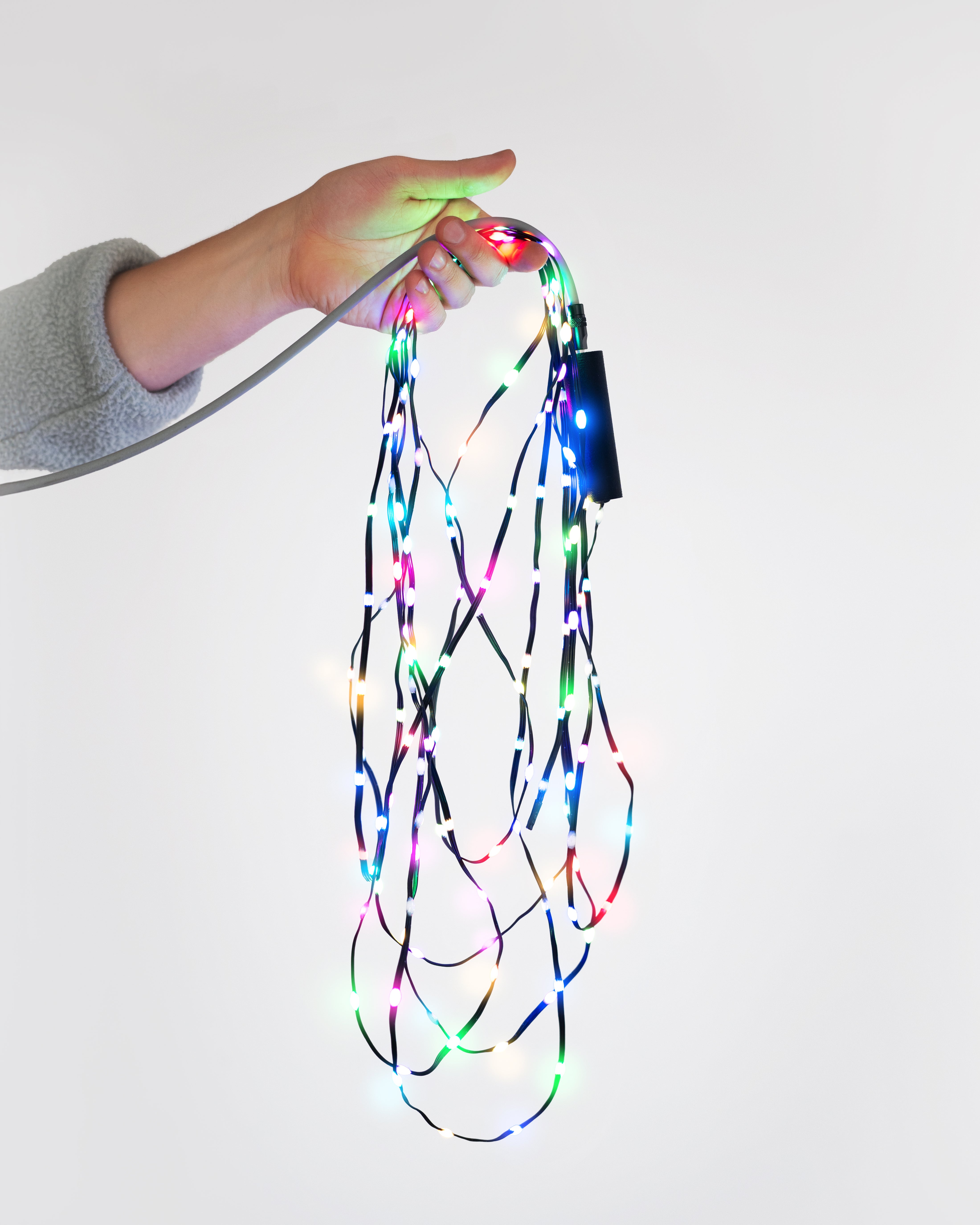 Smart sparkle LED string length